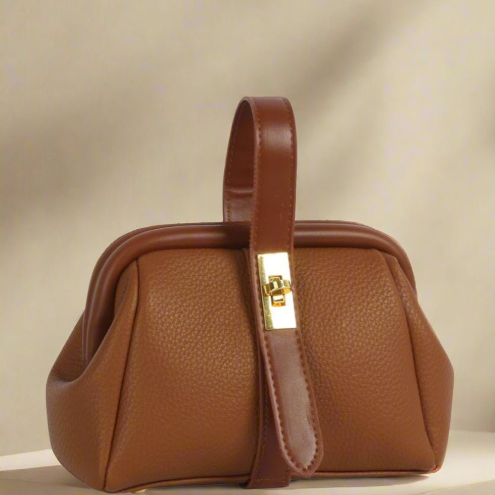 The Luxe Top Handle Frame Bag - Image 4