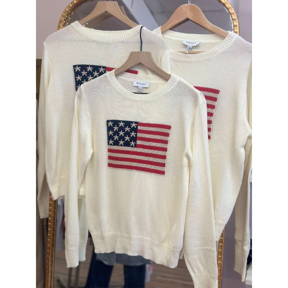 Americana Flag Lightweight Sweater