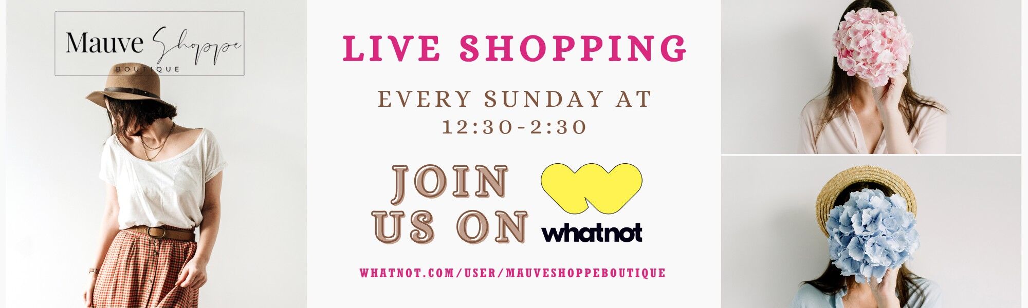 livestream shopping with mauve shoppe on whatnot