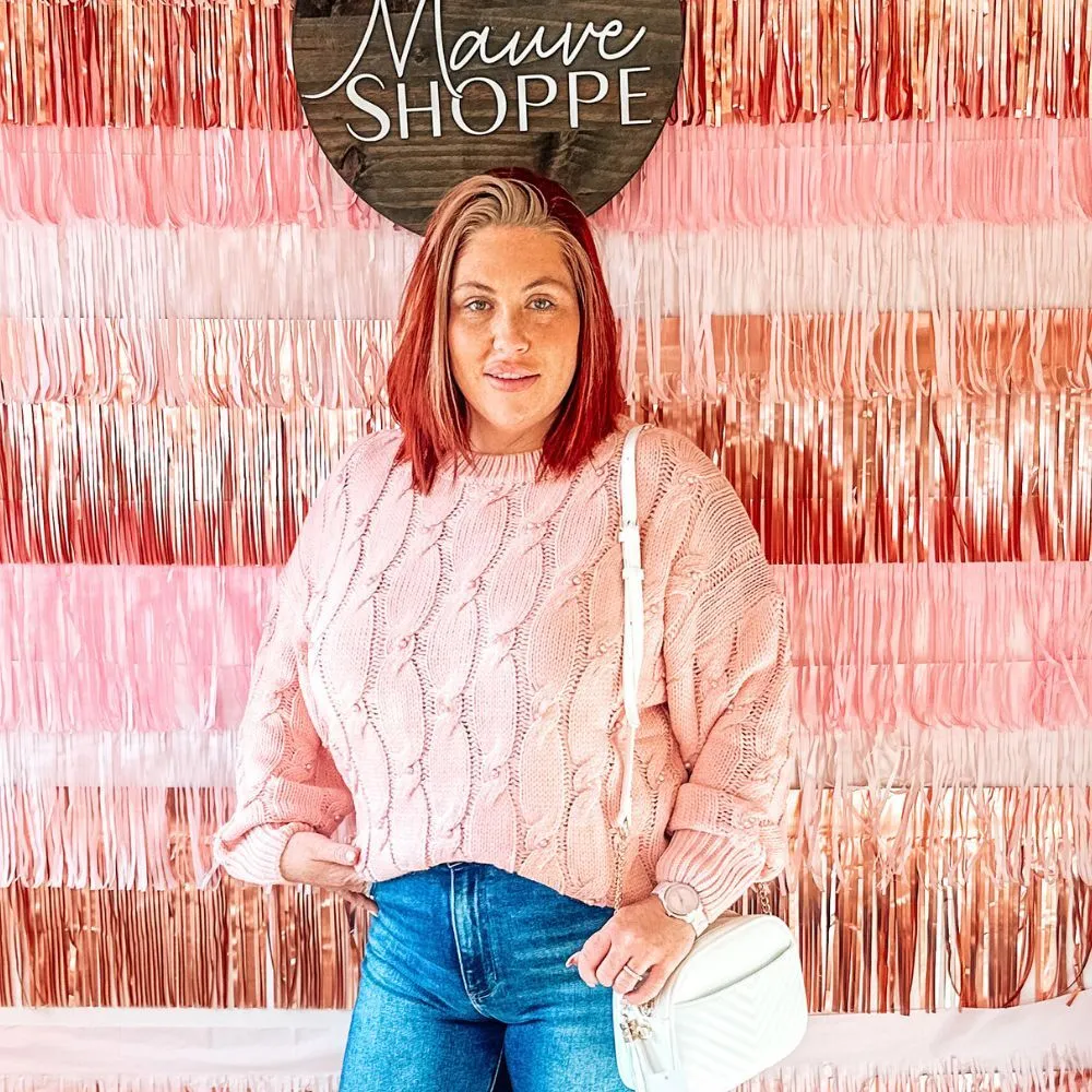 Blushing Pearl Knit Sweater