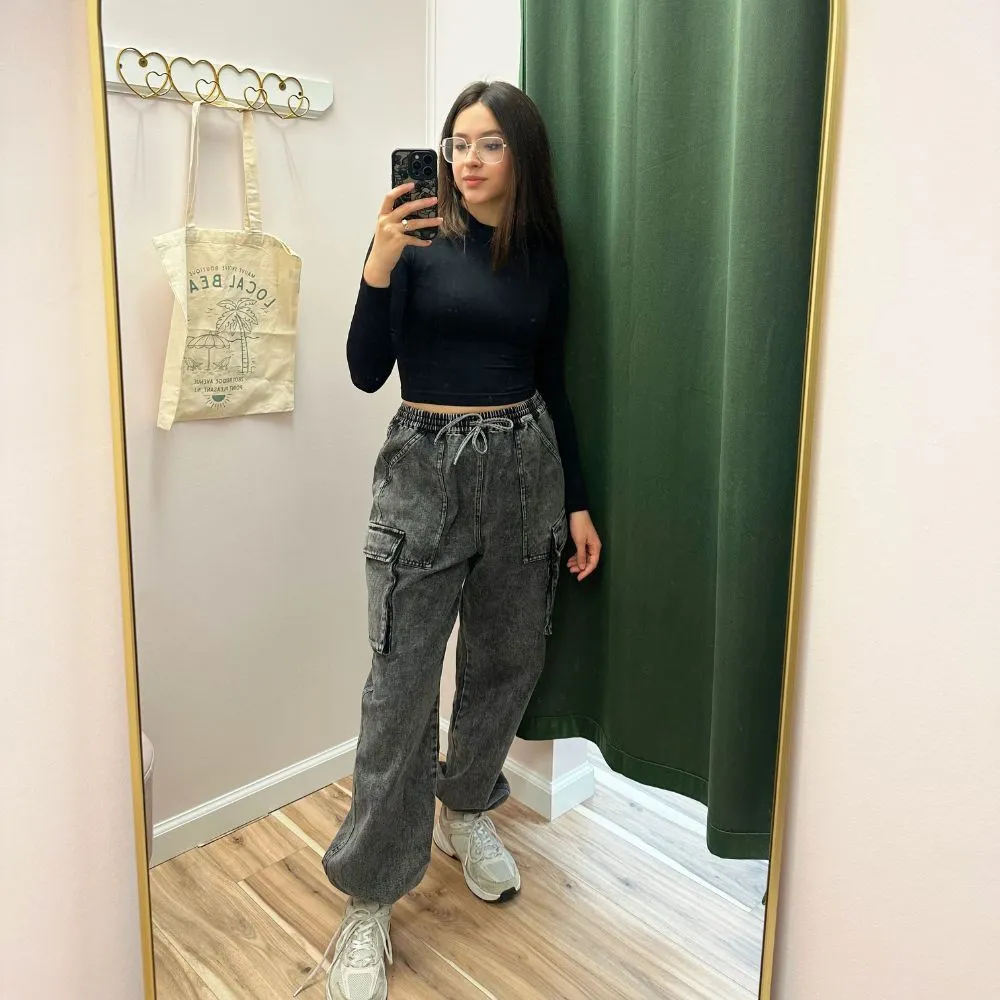 Fantastic Fawn Vintage Washed Cargo Joggers