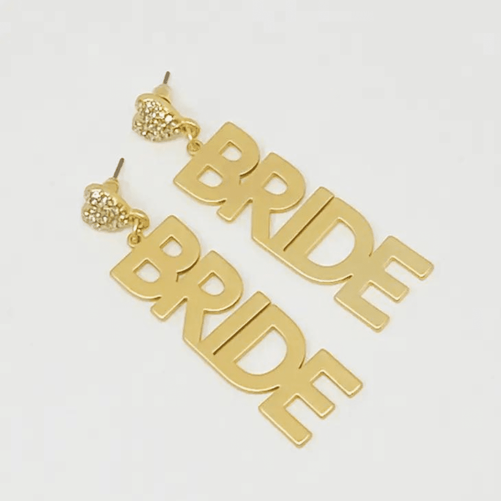 Say I Do Bride Earrings - Image 3