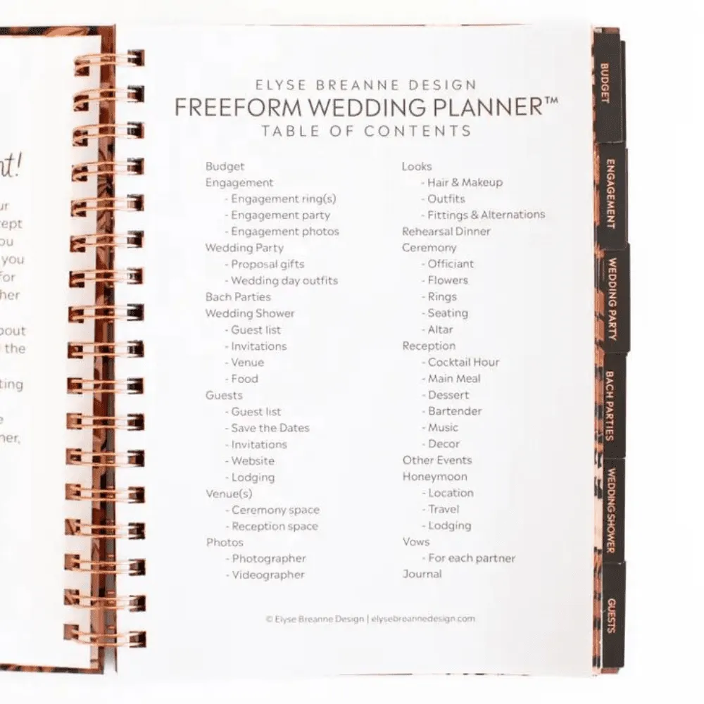 The Freeform Wedding Planner™ + Keepsake Box - Image 4