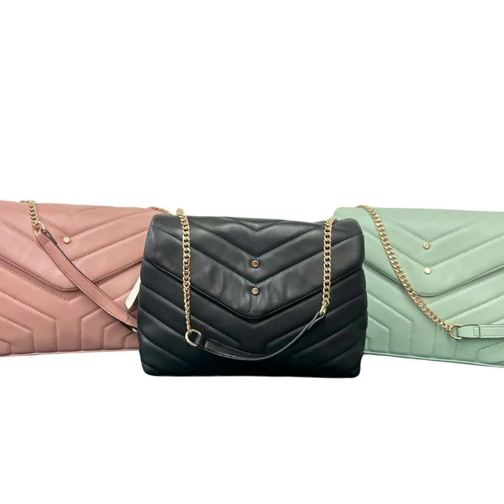 Ivy Quilted Vegan Leather Envelope Shoulder Bag with Convertible Chain Strap