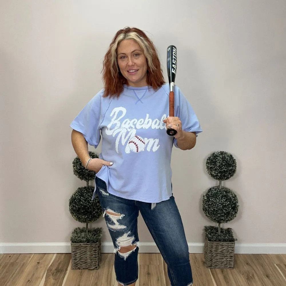 Fantastic Fawn Baseball Mom Oversized Tee