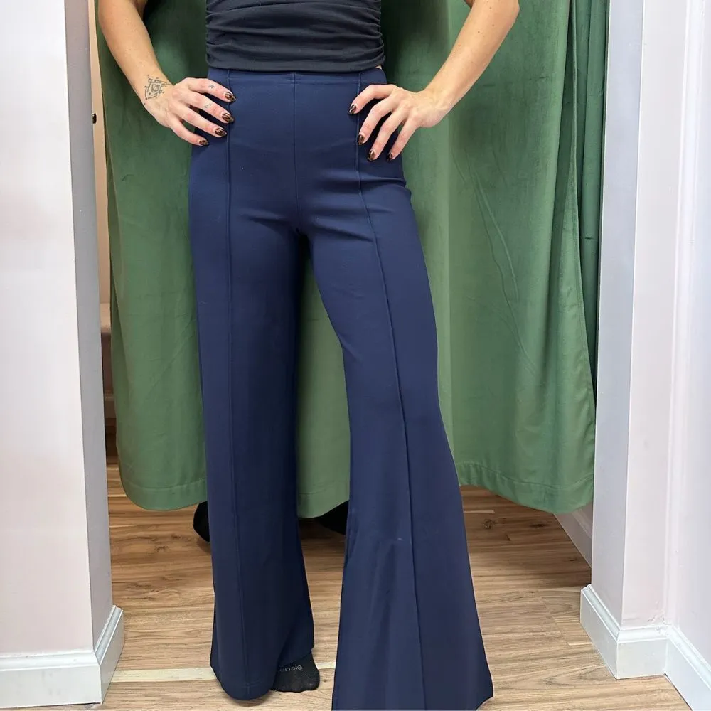 High Waist Contour Wide Leg Pants