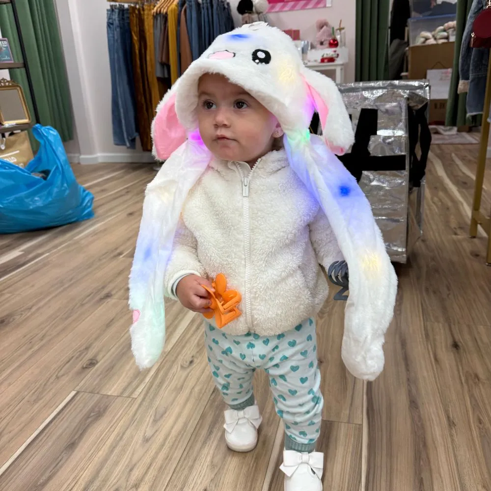 LED Light Up Kid's Bunny Hat - Image 3