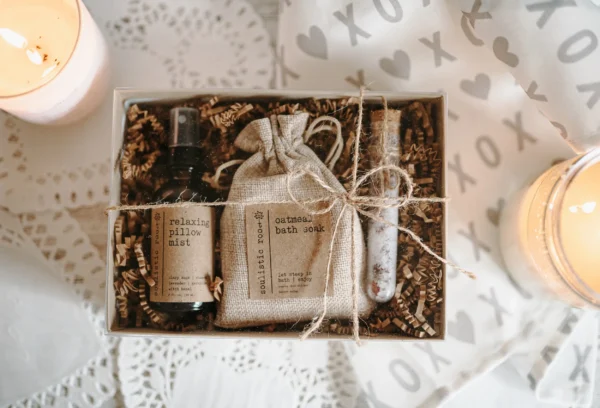 Rose Gift Set | Pillow Spray | Rose Oatmeal | Bath Salts