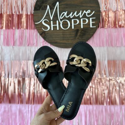 MIA Venetia Black Sandal