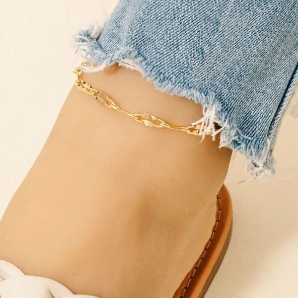 Anchor Chain Link Anklets