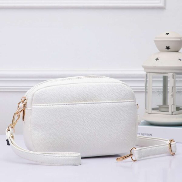 Pebbled Faux Leather Crossbody Bag - Image 2