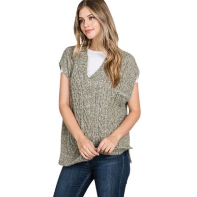 The Briar Cable Knit Sweater Vest