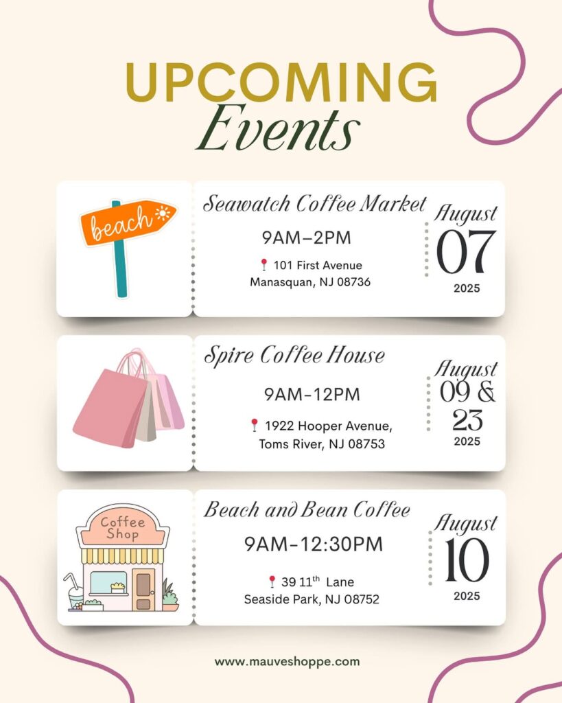 boutique pop up shops in ocean county and monmouth county new jersey