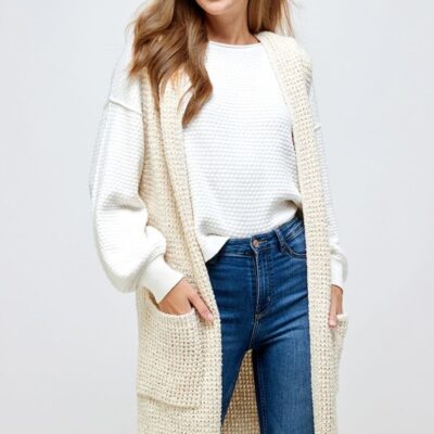 Super Soft Textured Sweater Vest