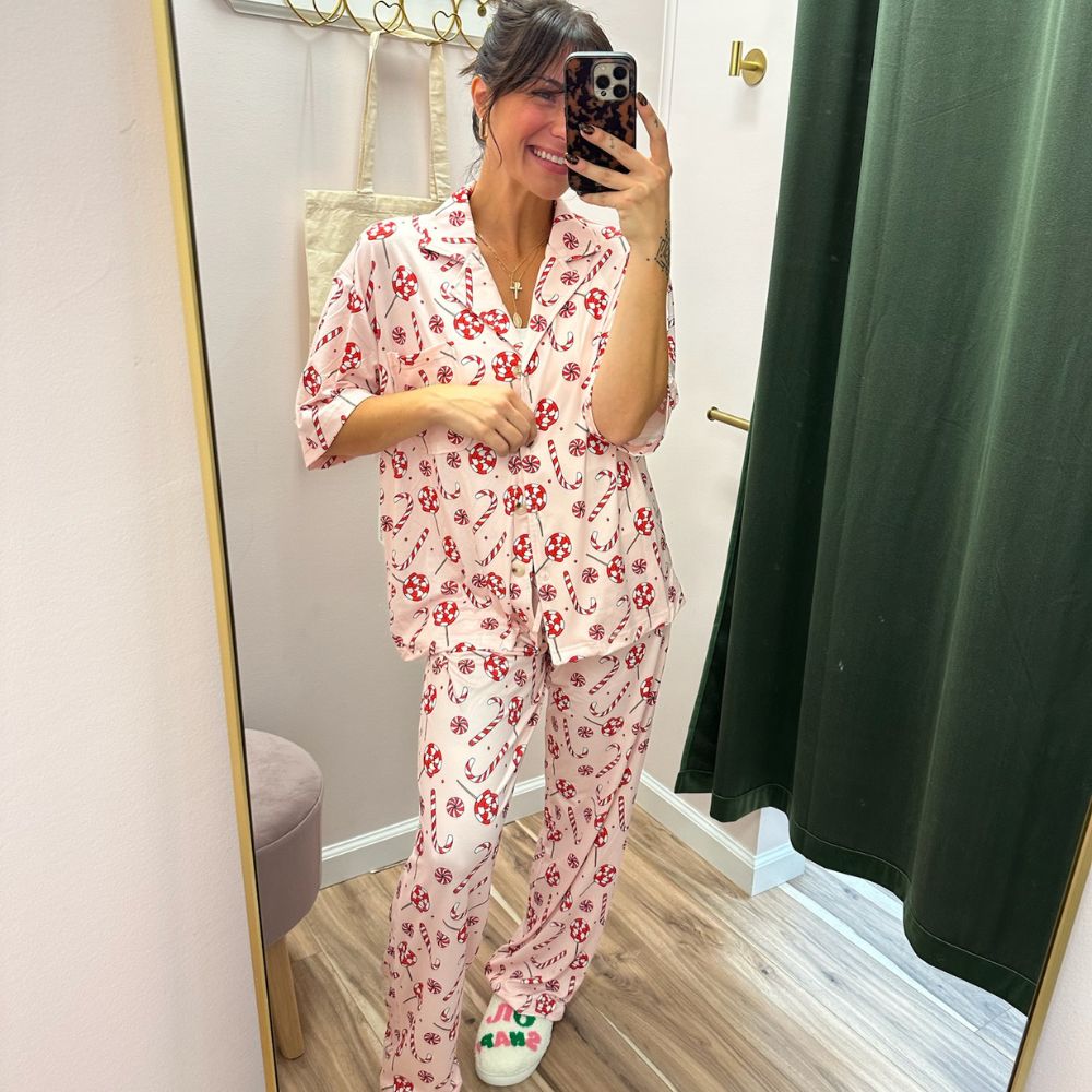 Candy Cane Lollipop Loungewear Set