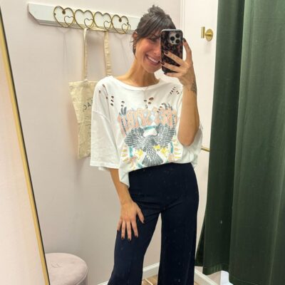 Free Spirit Eagle Vintage Graphic Top