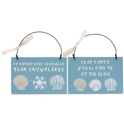 Seashells Ornament Set