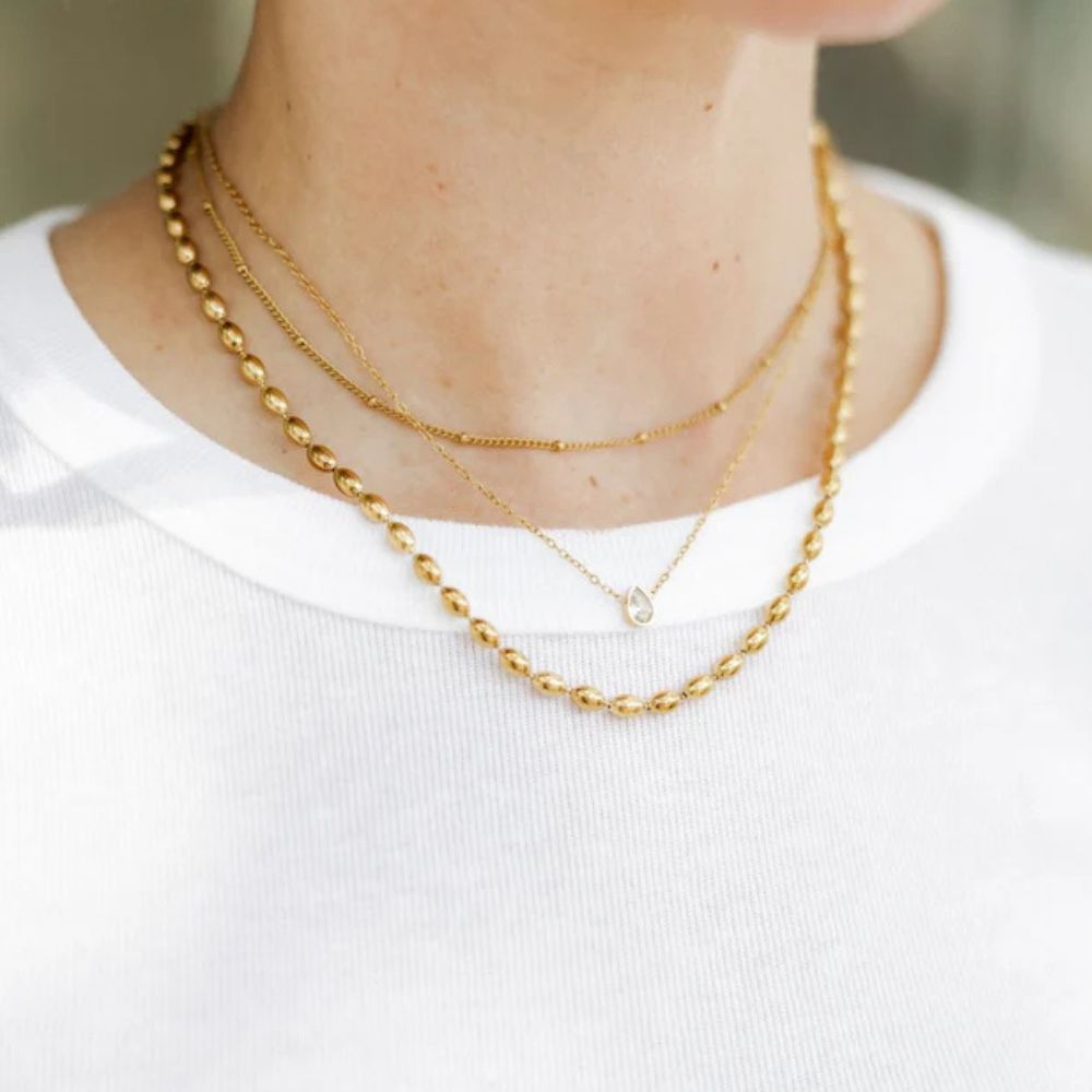 Paloma Pear Drop Necklace - Image 2