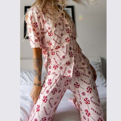 Candy Cane Lollipop Loungewear Set