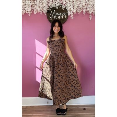 Flying Tomato Romantic Bow Midi Dress