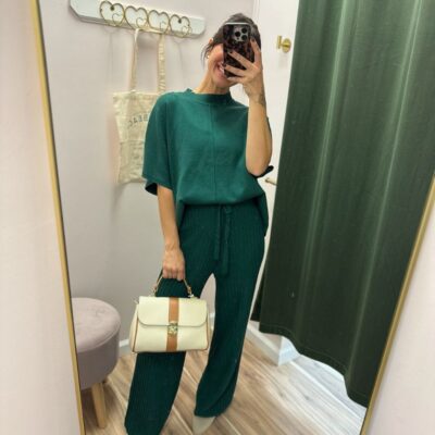 Entro Mock Neck Sweater Set