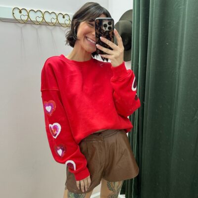 Sweetheart Sequin Sweatshirt